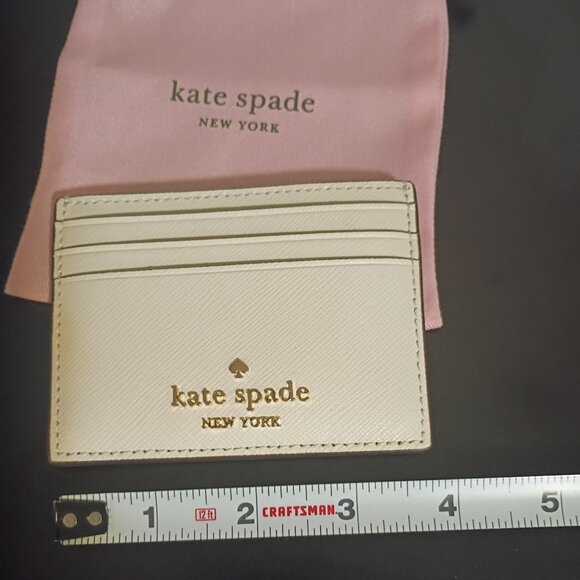 Kate Spade White Card Holder - Picture 3 of 5